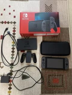 Nintendo Switch 本体 グレー 箱 各種セット ポーチ フィルム Nintendo Switch 本体 グレー 箱 各種セット ポーチ フィルム - メルカリ