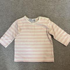 agnes b. ボーダー長袖Tシャツ 80cmのサムネイル