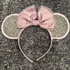 ディズニー カチューシャ シースルー 紫のサムネイル