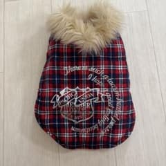 犬服 チェック柄 フード付き サイズ2のサムネイル