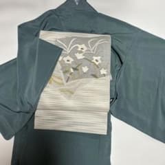 ♡作家物‼️駒絽の色無地、絽の帯セット♡ - メルカリ
