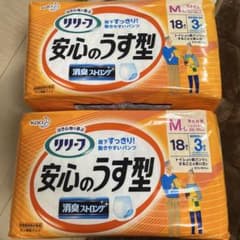 リリーフ 3回分吸収 安心のうす型 M-L 18枚入　2セットのサムネイル