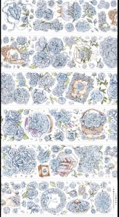 高級 海外 マスキングテープ 切り売り PET 銀 No.35 - メルカリ