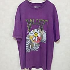 サルーテ 2020SS FLOWER ANARCHY TEE パープル 紫のサムネイル