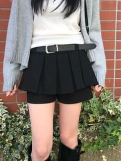 emmy プリーツベルトミニスカパンのサムネイル