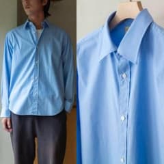 新品 CANTATE カンタータ 定番 ギザコットン レギュラー カラー シャツ 新品 CANTATE 定番 ギザコットン レギュラー カラー シャツ カンタータ