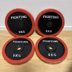 ファイティングロード ラバー付ダンベルプレート 5kg×4枚 - メルカリ