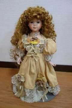 リプロ ビスクドール NJSFの刻印 女の子 西洋人形 陶器人形 42cm