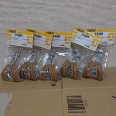 新品未開封MKS(三ヶ島)革付きスチールトゥクリップ Sサイズ5個セット送料込みのサムネイル