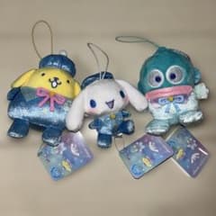 サンリオキャラクターズ　スノーレインボーマスコット2 3種セット
