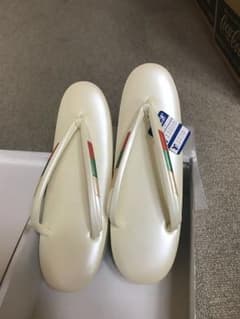 草履  23.5㎝  パールホワイトのサムネイル