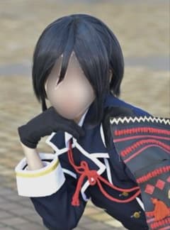 刀剣乱舞 薬研藤四郎 コスプレ ウィッグ とうらぶ ブラックショートウィッグのサムネイル