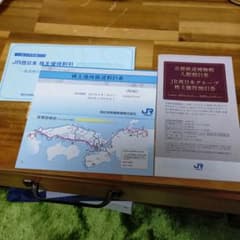 JR西日本株主優待割引券のサムネイル