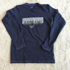 ARMANI JUNIOR 長袖シャツ 14A 166cm ネイビーのサムネイル