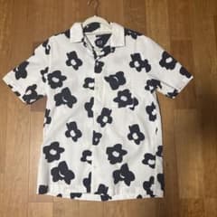 GAP 花柄 半袖シャツ ホワイト/ネイビーのサムネイル