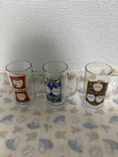 치이카와 블랙 비아 풍 음료 머그잔 3 개 세트