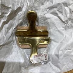 ゴールド メタルクリップ 文房具　 2個×5袋セットのサムネイル