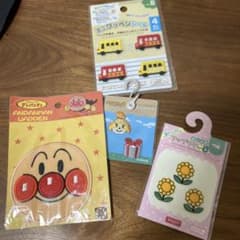 アンパンマン などワッペン 約8cm アイロン接着のサムネイル