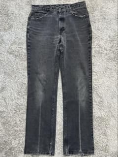 Levi's619 W32 L32ブラック 90' カナダ製 リーバイス黒 古着のサムネイル