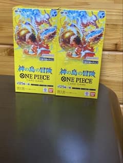 ONE PIECEカードゲーム 神の島の冒険 2BOXセット テープあり - メルカリ