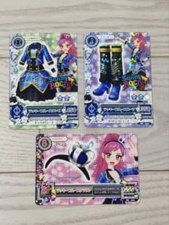 アイカツ 音城セイラ ラッキーブルースコーデ 3枚セットのサムネイル