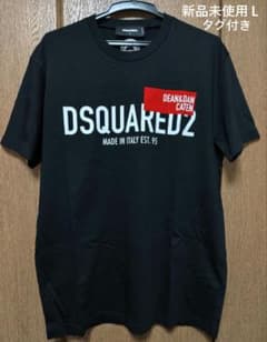 DSQUARED2 ブラックアイコン Tシャツ L新品未使用 タグ付き - メルカリ