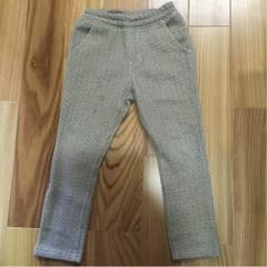 ラーゴム 裏起毛パンツ ヘンリーボーン 110 ブラウンのサムネイル