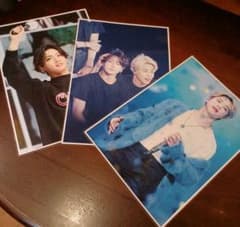 BTS グクミン ジョングク ジミン 写真ラミネート3枚セット