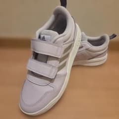 adidas キッズ スニーカー ベルクロ パープル　22.5cmのサムネイル