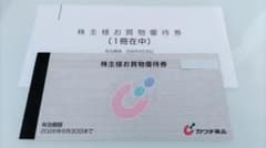 カワチ薬品　株主優待券　5000円分のサムネイル