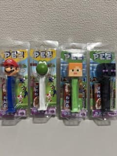 新品PEZ マリオ ヨッシー マイクラ アレックス エンダーマン4個セットのサムネイル
