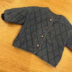 キッズ デニムジャケット キルティングのサムネイル