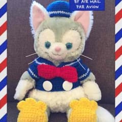 ジェラトーニ★ジェラトーニコスチューム★ドナルド風4点セット★ニット手編みのサムネイル