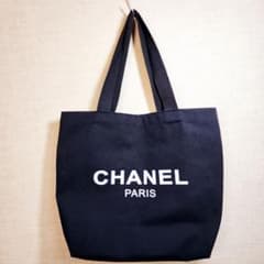 美品】CHANEL シャネル ノベルティ トートバッグ エコバッグ バッグ 黒