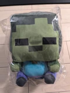【未開封・タグ付き】Minecraft マイクラ ゾンビ ぬいぐるみ 約30cmのサムネイル