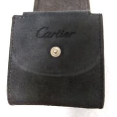 Cartier カルティエ　スエード調 時計ケース グレー