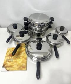 アムウェイ クイーンクック21ピース鍋セット - メルカリ