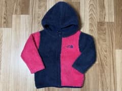 【ザ・ノースフェイス】ブラック×レッド！フリースアウター、90サイズのサムネイル
