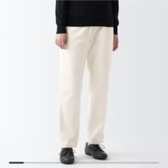 【無印良品】コーデュロイイージーパンツ    婦人ＸＸＬ・オフ白のサムネイル