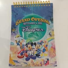 東京ディズニーシー グランドオープニング メモ帳のサムネイル