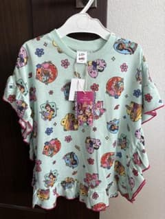 Brand new Littc x LINK@ Disney Princess all-over print T-shirt, size 110