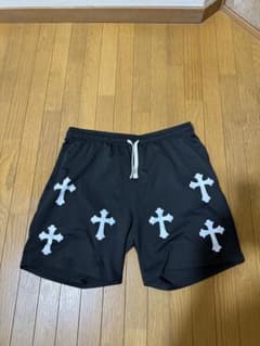 クロス柄 ショートパンツ ブラック メンズのサムネイル