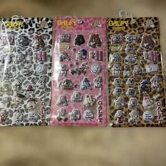 ガルフィー シール3枚　立体シールのサムネイル