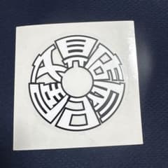 幾何学模様 スケートボード ステッカーのサムネイル