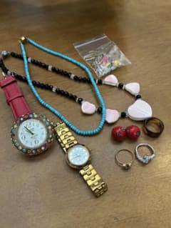 [Non-working items] Silverware, watches, and accessories - bundle sale