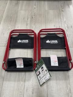【新品】LOGOS ロゴス　折りたたみチェア 2脚セット　アウトドア　コンパクト