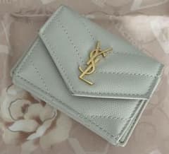 YSL モノグラム　Vステッチ　ミニウォレットのサムネイル