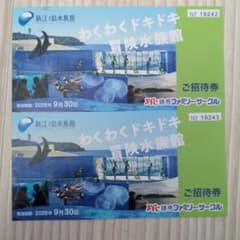 新江ノ島水族館 ご招待券 2枚セットのサムネイル