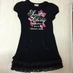 メゾピアノ♡♡裾フリルワンピース130cm♪のサムネイル
