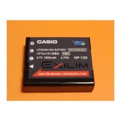 いちにさま専用リチウムイオン充電池 カシオ純正品NP-130未使用品のサムネイル